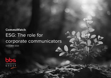 CommsWatch - ESG - The Role for corporate communications 1